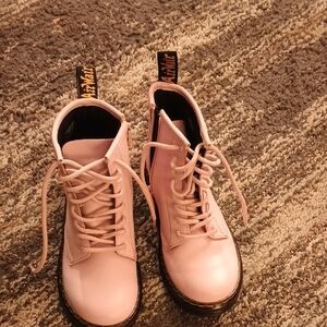 Dr. Martens Light Pink Combat Boots